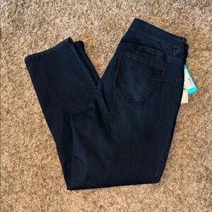 Democracy Natalie Ab Solution Indigo Straight Leg Jeans NWT 16W